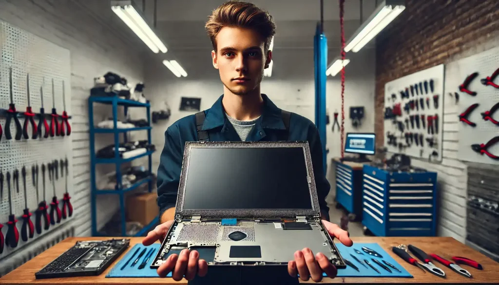 Step-by-step instructions for replacing the laptop screen